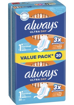 Прокладки гигиенические Always Ultra Normal Размер 1 Duo, 20 шт